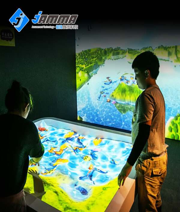 Augmented Reality Interactive Sandbox Projection Game for Children