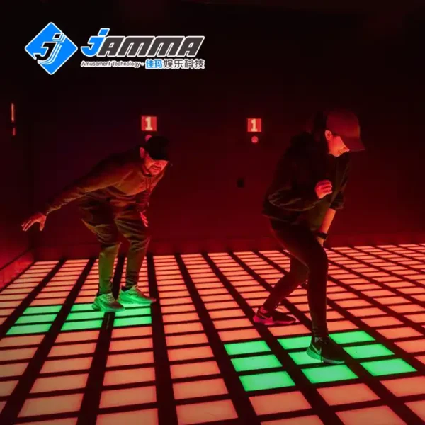 B2B interactive LED floor grid technology for corporate events