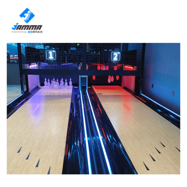 Advanced indoor bowling lane projection systems